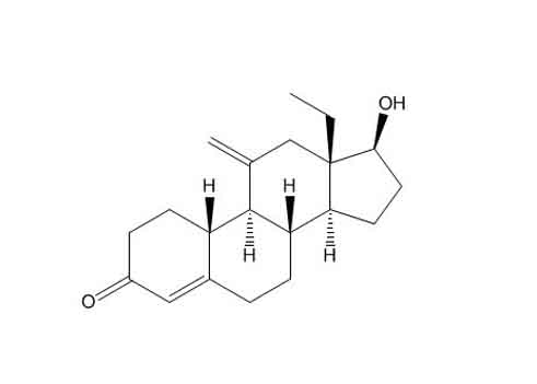 (17beta)-13-Ethyl-17-hydroxy-11-methylenegon-4-en-3-one (17beta)-13-Ethyl-17-hydroxy-11-methylenegon-4-en-3-one